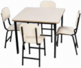 CONJUNTO MESA QUADRADA PRÉ